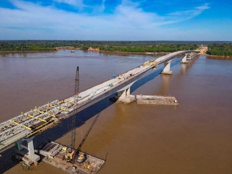 DNIT FINALIZA CONCRETAGEM DA PONTE SOBRE O RIO MADEIRA, EM ABUNÃ | New ...